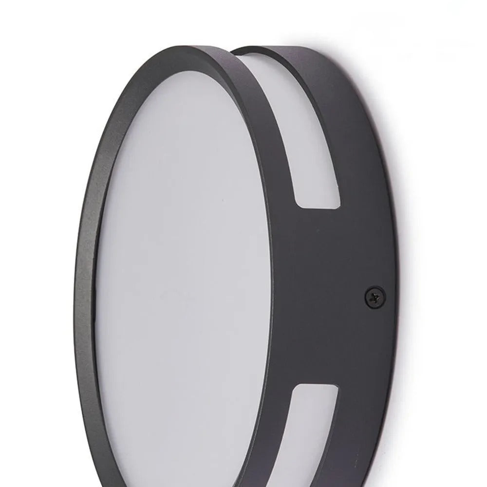 Ray Modern Round Metal Acrylic Outdoor Waterproof Wall Lamp - Lamp Outdoor