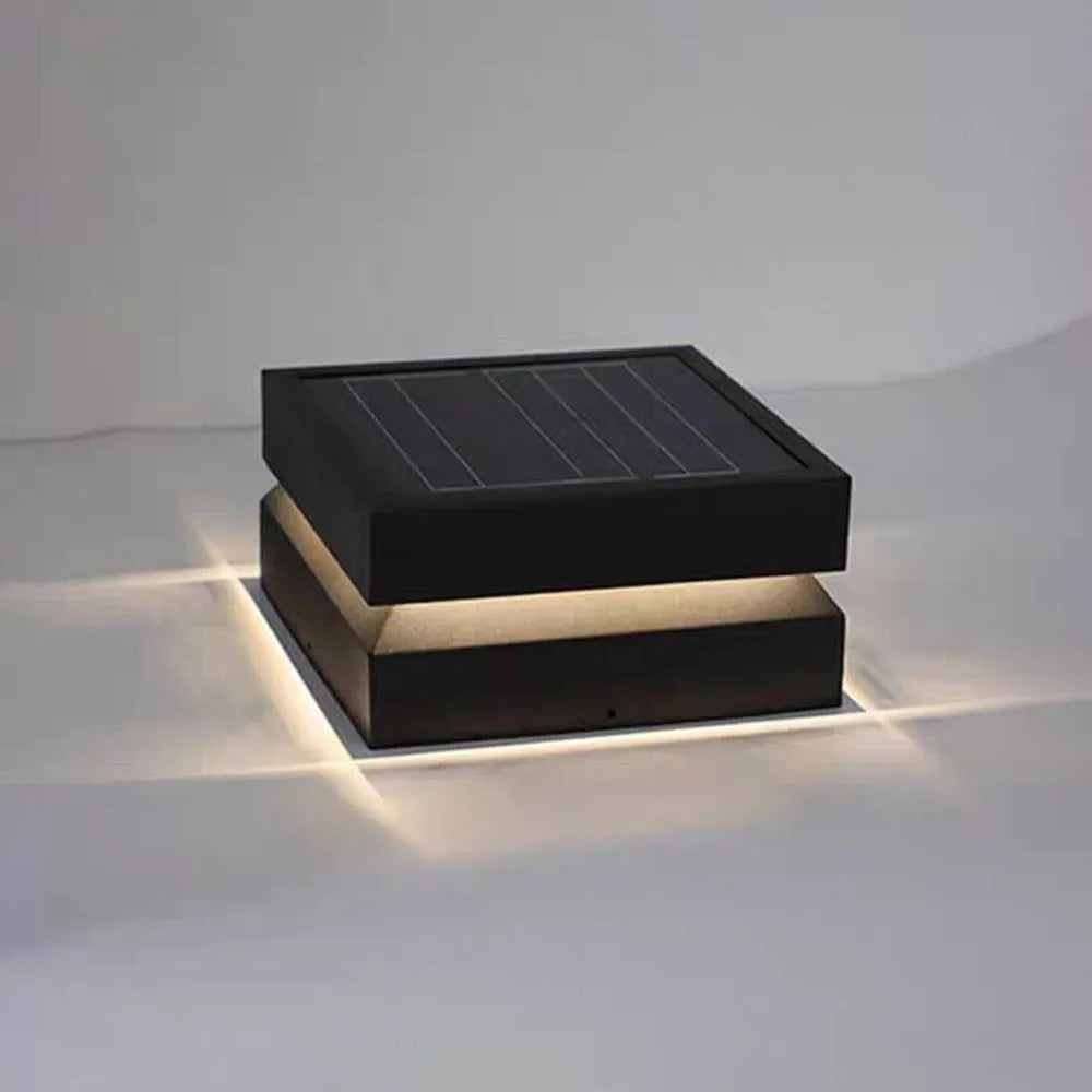 Ray Modern Concave Metal Outdoor Lamps Solar - Lamp Outdoor