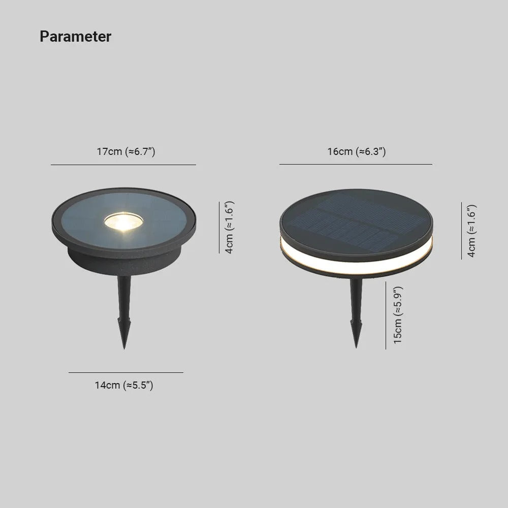 Ray Modern Metal Discoid Outdoor Deck Step Light - Lamp Outdoor
