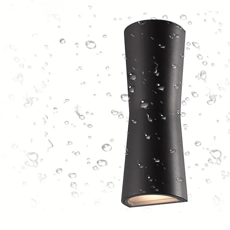 Ray Minimalist Torch LED Outdoor Wall Lamp Metal Garden Corridor Terrace - Lamp Outdoor