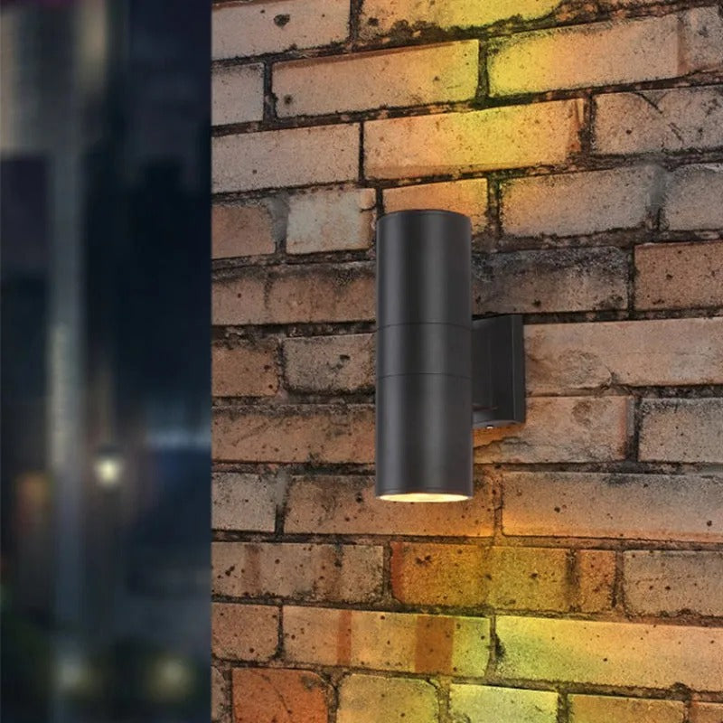 Ray Minimalist Double-headed LED Outdoor Wall Lamp Metal Glass Garden Corridor - Lamp Outdoor