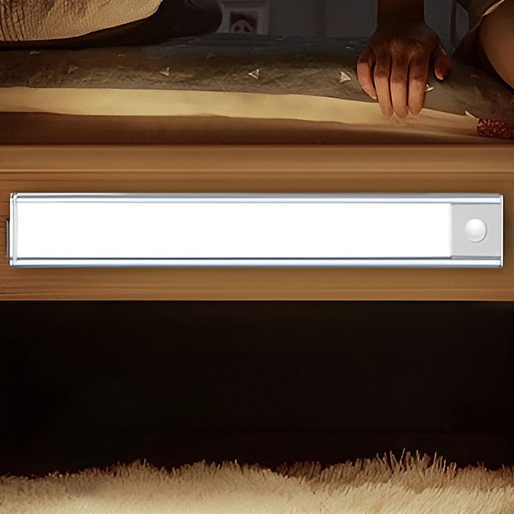 Rechargeable Battery Operated Wireless LED Under Cabinet Wall Light with Motion Sensor - Lamp Outdoor