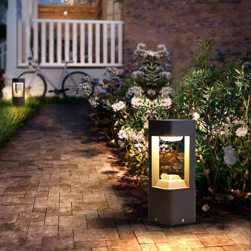 Contemporary Waterproof Black Aluminum Pathway Lights LED Outdoor Landscape Lighting - Lamp Outdoor