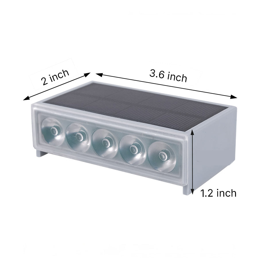Solar Outdoor Step Light Fixtures Waterproof Modern Style - Lamp Outdoor