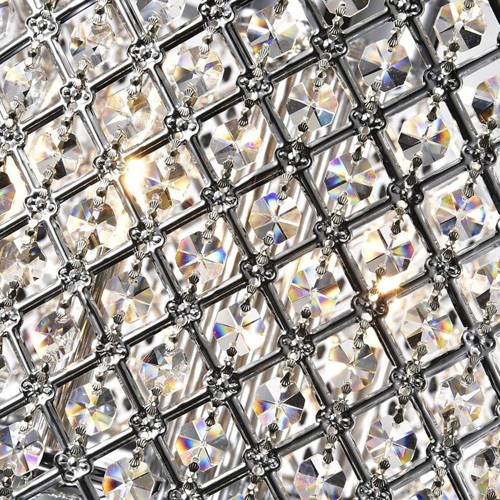 Electroplated Metal Crystal LED Country Chandeliers Kitchen Pendant Light - Lamp Outdoor