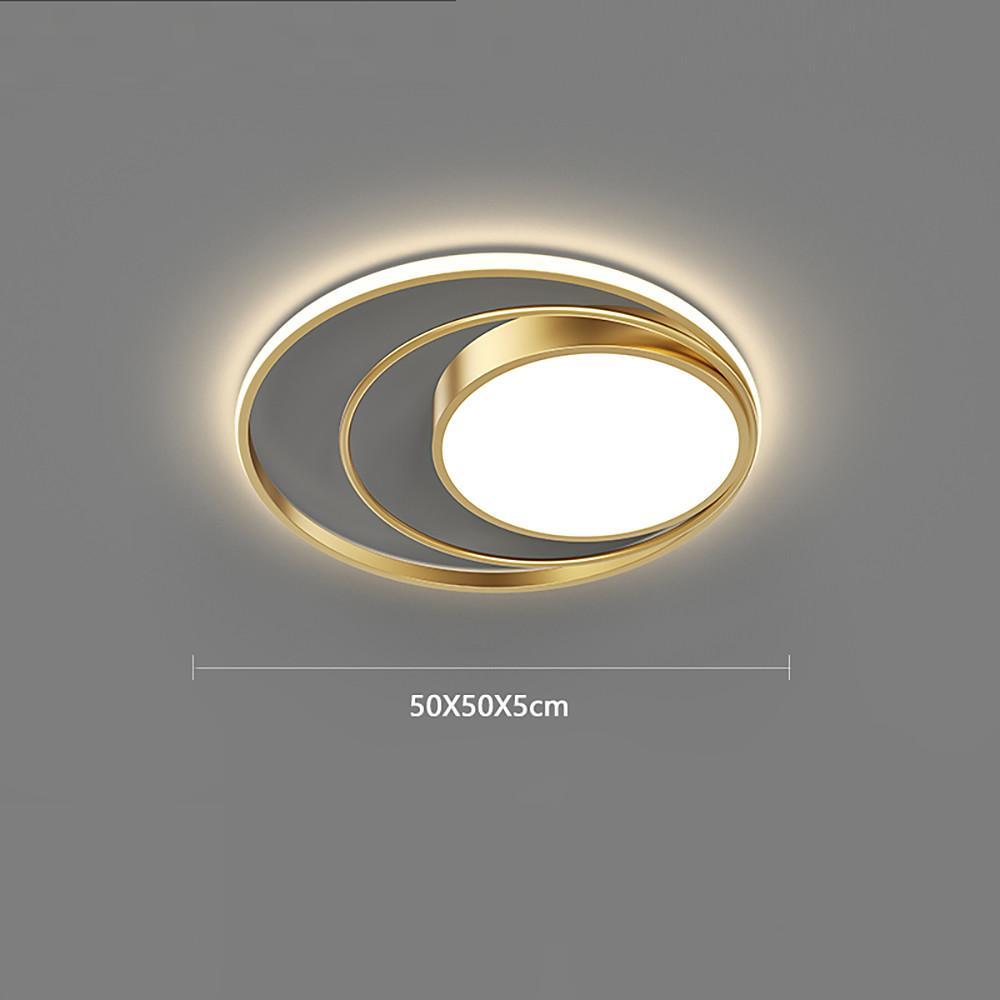 Multiple Circles Black Flush Mount Light LED Ceiling Light - Lamp Outdoor