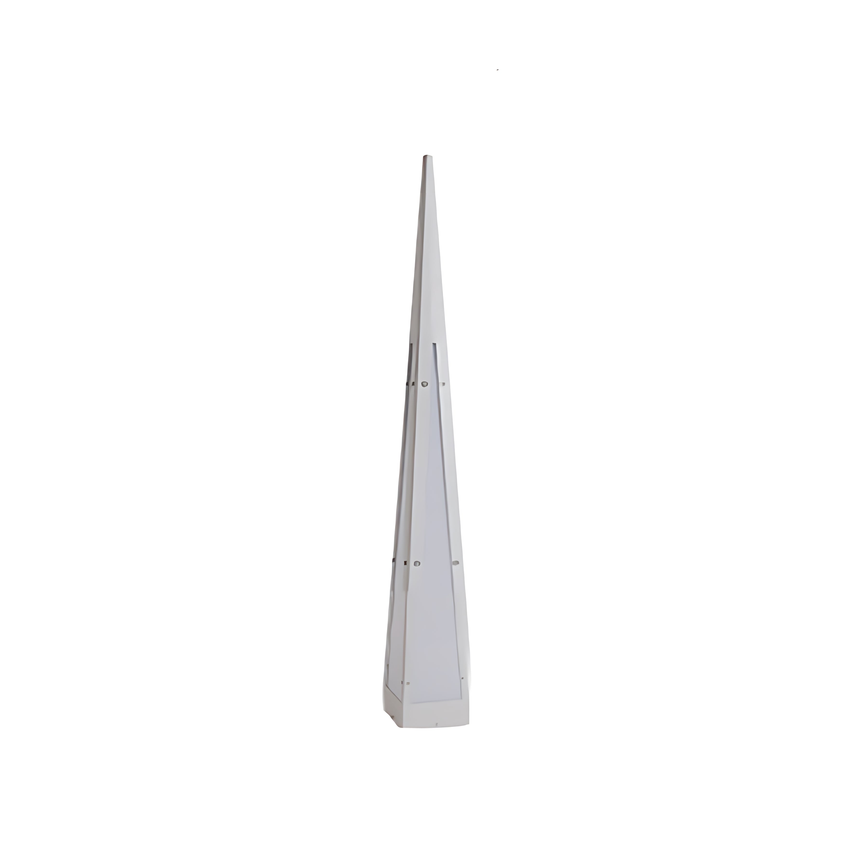 Stainless Steel Waterproof Geometric Floor Lamp with Pyramid Design - Lamp Outdoor