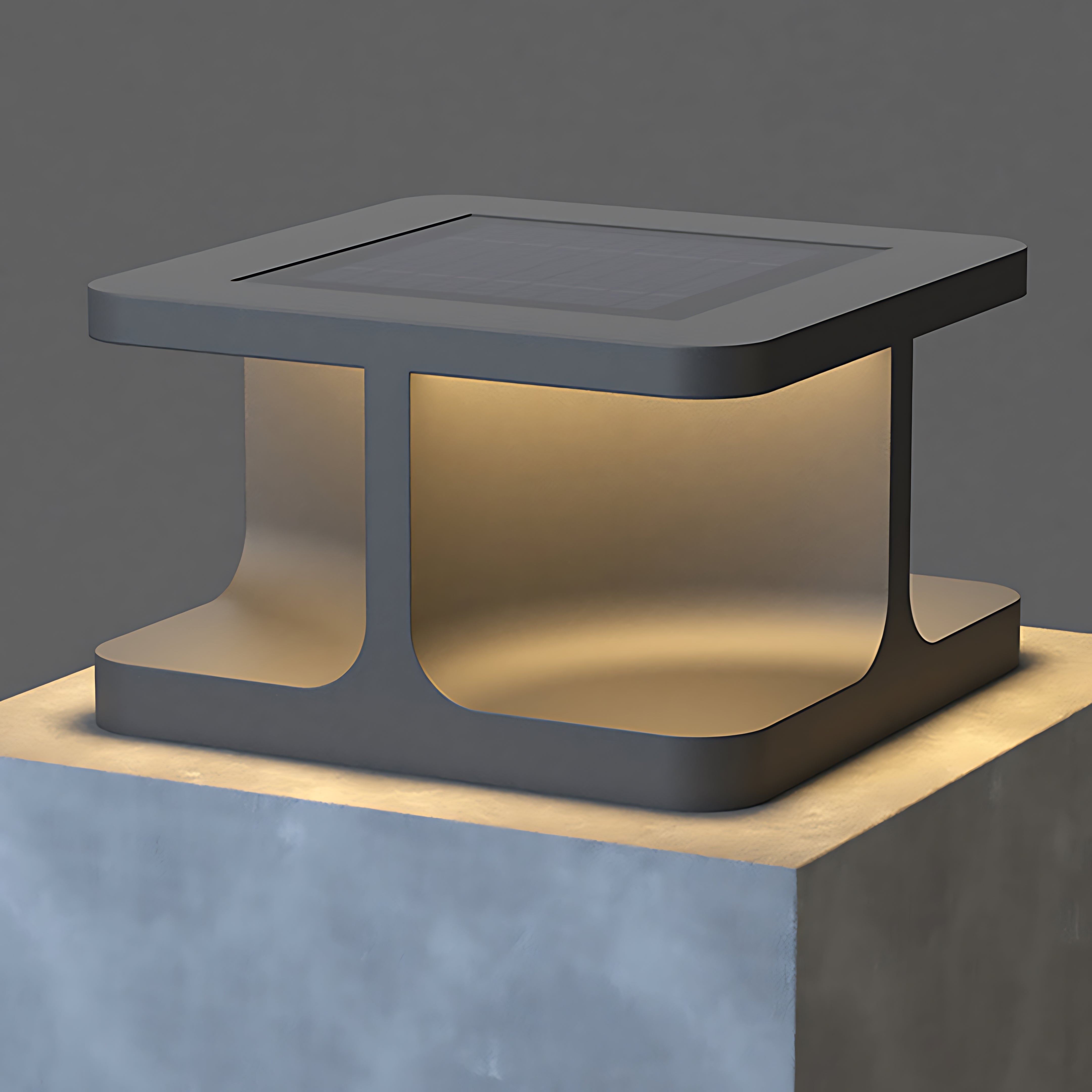 Modern Square Pillar Lights Waterproof Stainless Steel Courtyard - Lamp Outdoor