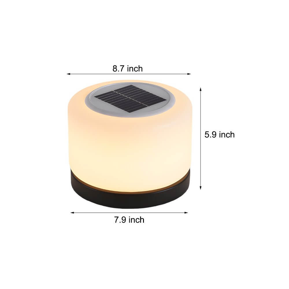 Modern 360° Illumination Cylindrical LED Dimmable Post Lamp for Pillar Tops - Lamp Outdoor