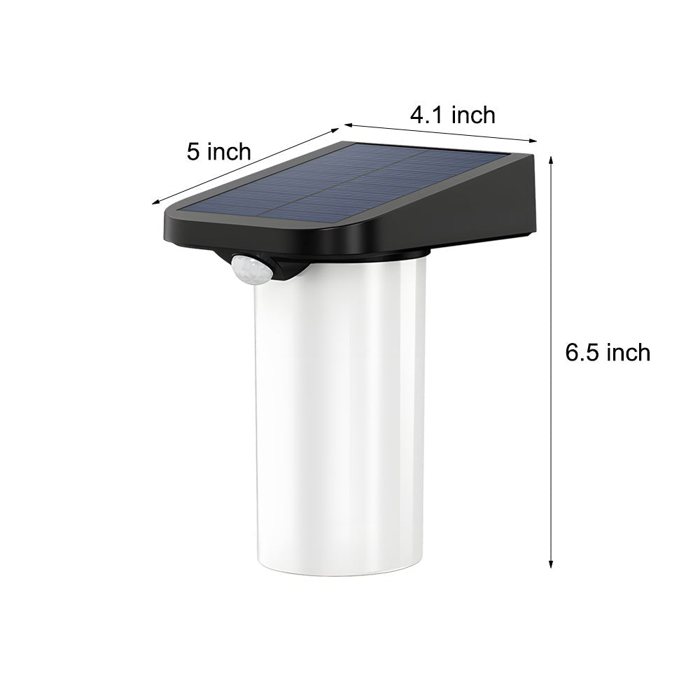 Modern LED Black Outdoor Solar Wall Lights with Motion Sensor - Lamp Outdoor