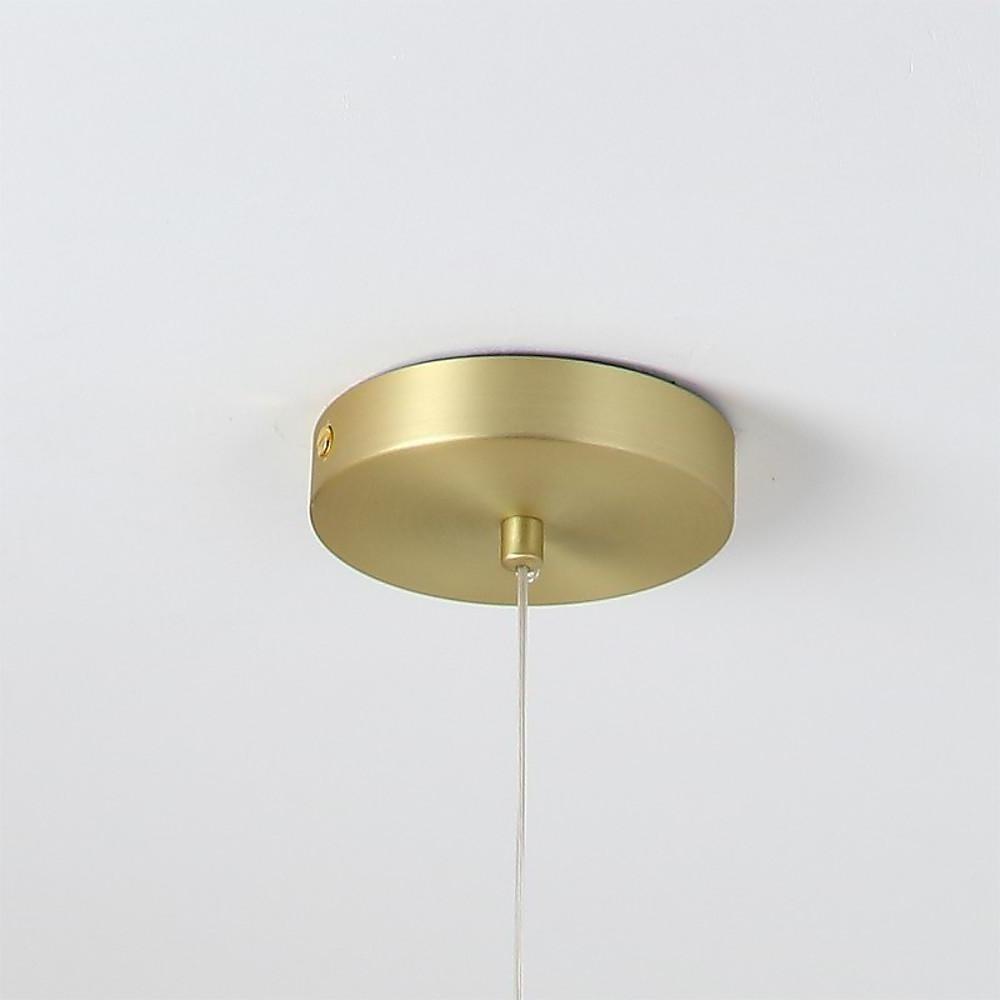 1 Bulb Metal Pendant Lights for Kitchen Island Gold Industiral Ceiling Light - Lamp Outdoor