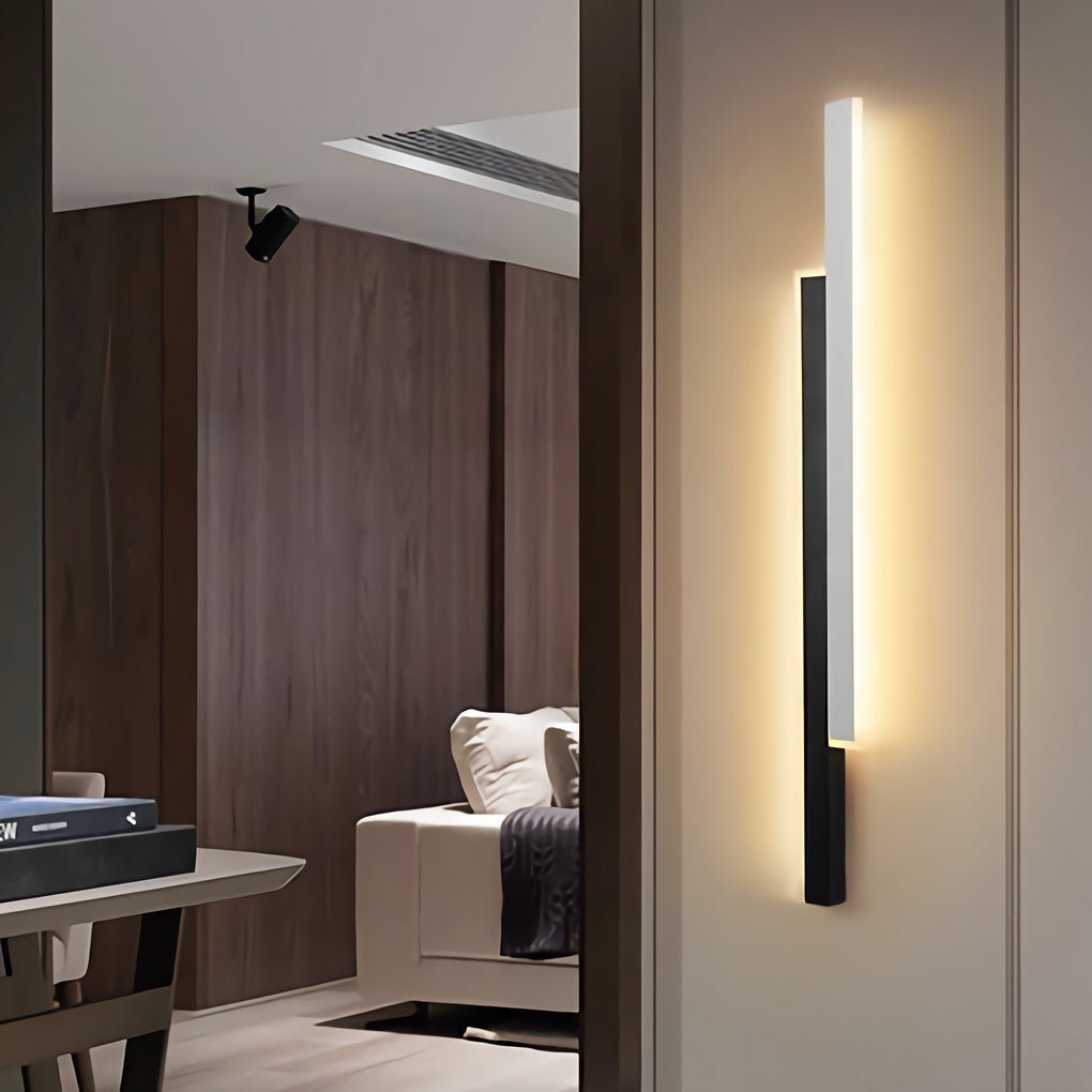 Nordic Minimalist Double Long LED Linear Lights Wall Lamp - Lamp Outdoor