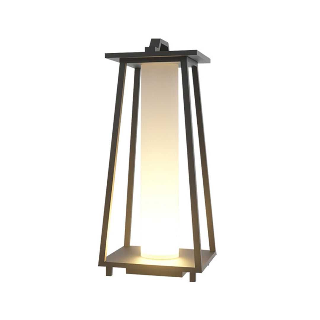 Waterproof Stainless Steel Tapered Floor Lamp Japanese-Style - Lamp Outdoor