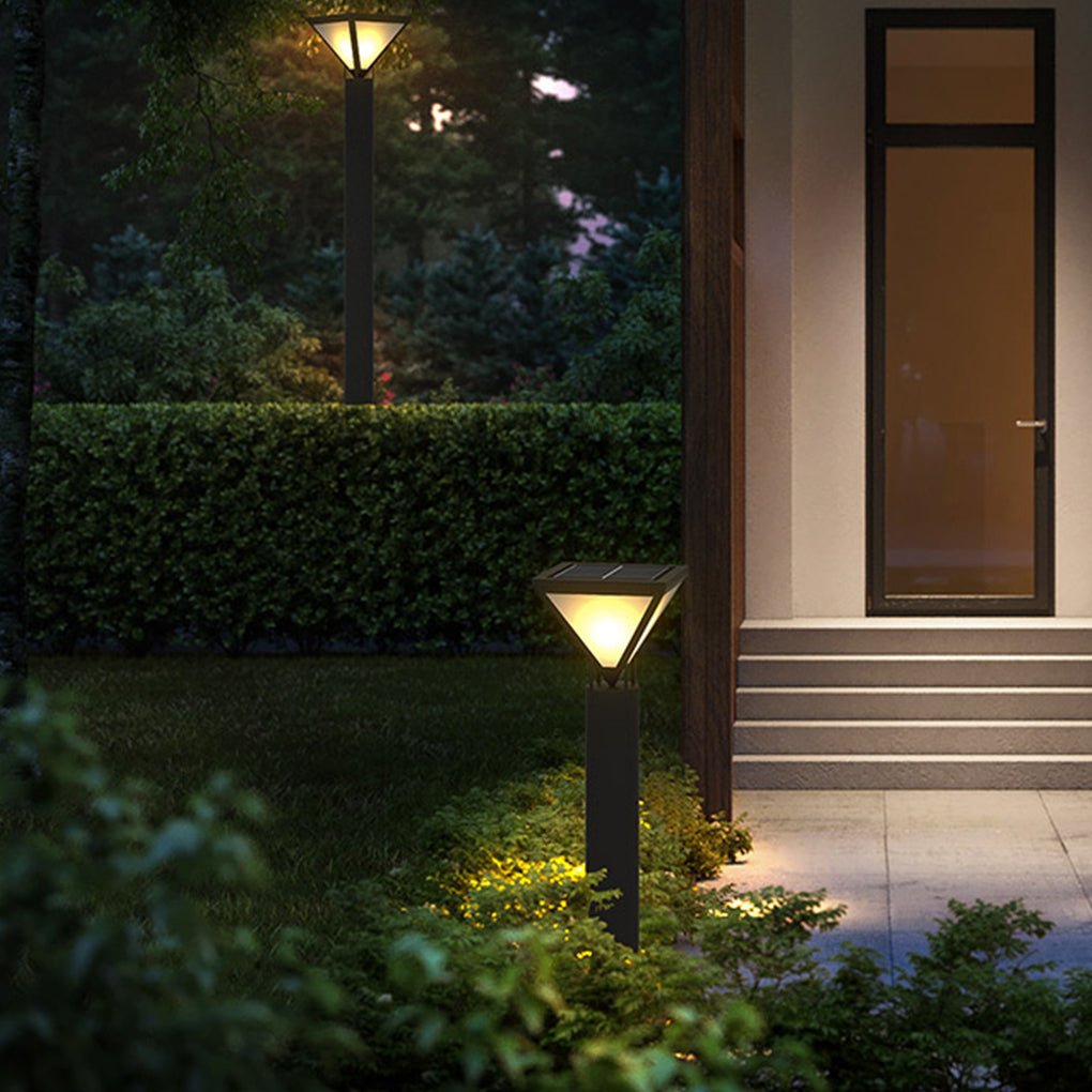 Waterproof LED Solar Lamp Post Lights Heavy Duty Outdoor Lamp Post - Lamp Outdoor
