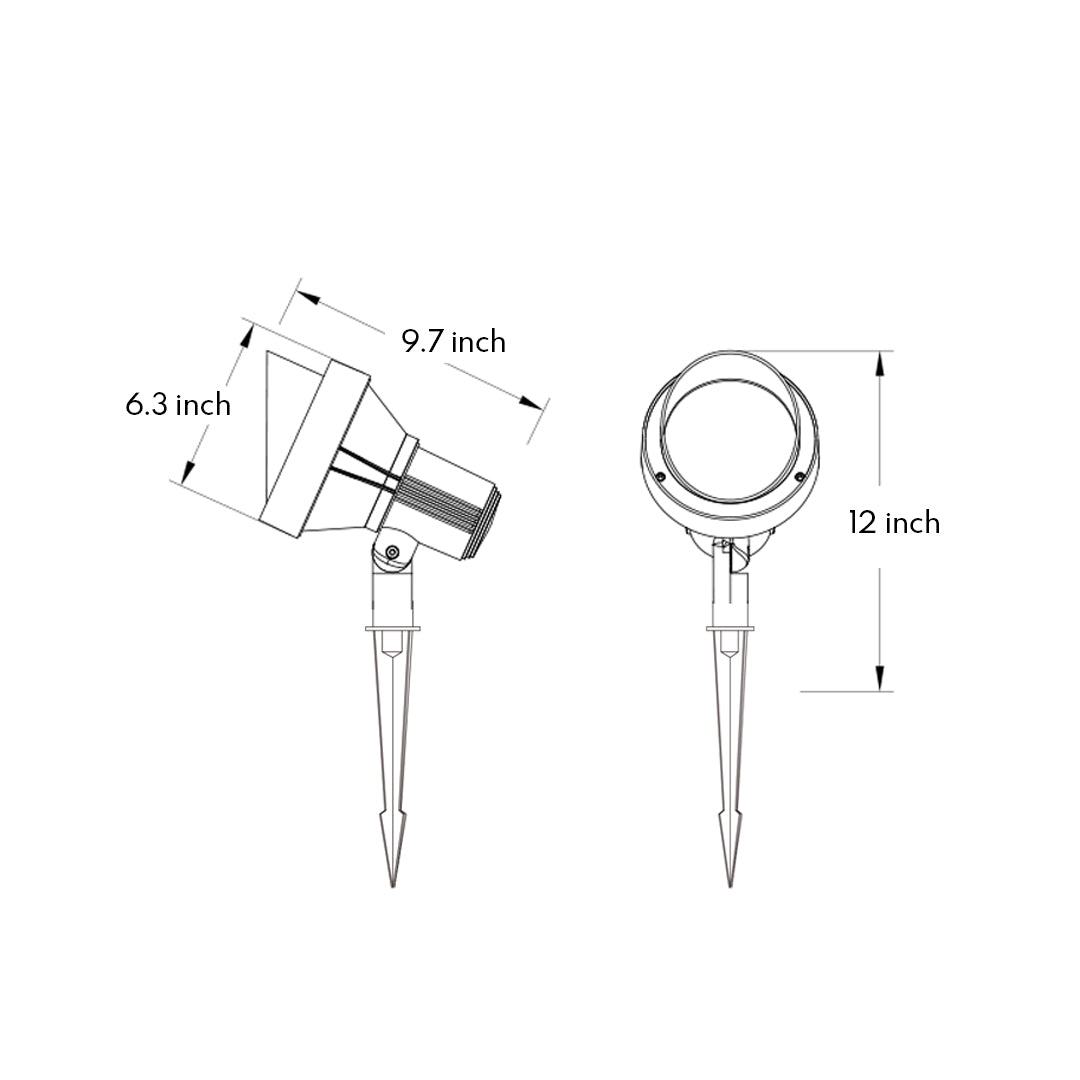 LED Ground Stake Lights Nordic Minimalist - Lamp Outdoor