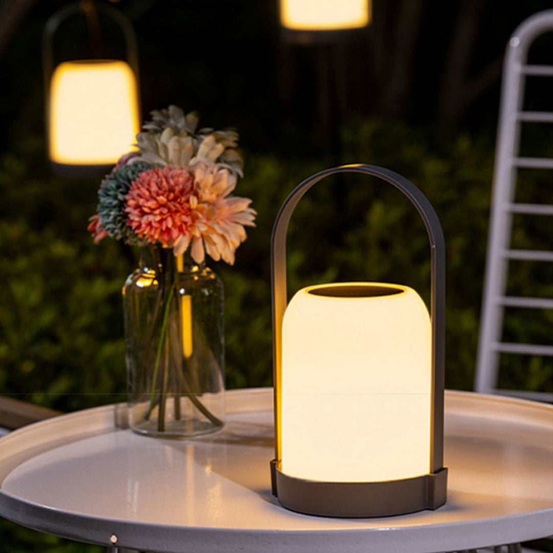 Solar-Powered Handheld Light Waterproof USB Rechargeable Portable - Lamp Outdoor
