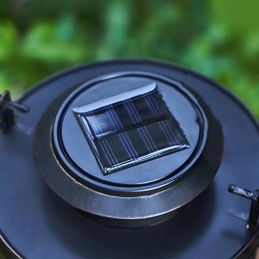 Portable Solar Lanterns - Glass Cylinder Firefly Jar LED Lights - Lamp Outdoor