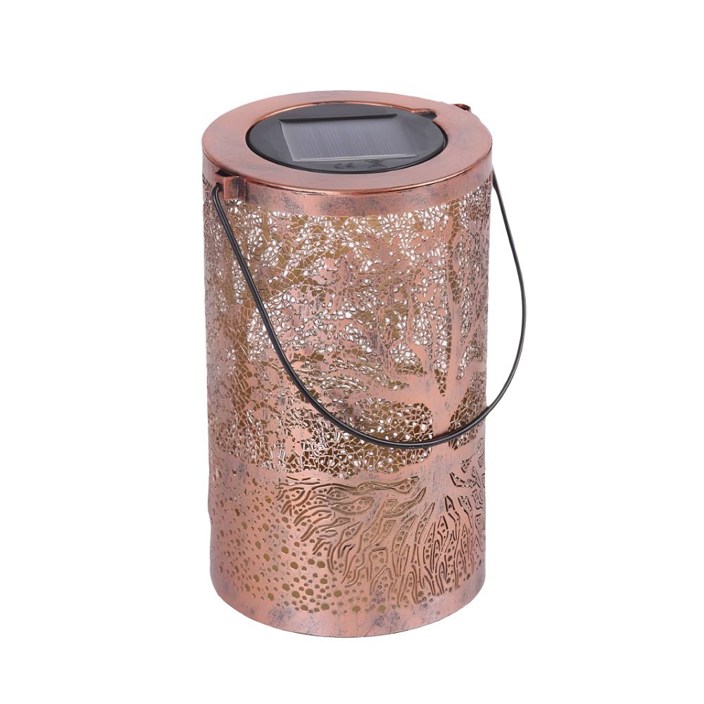 Portable Waterproof Retro Projection Tree Hanging Solar Lanterns - Lamp Outdoor