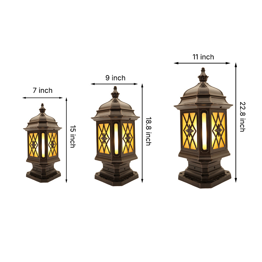 Outside Pillar Lights Modern Waterproof - Lamp Outdoor