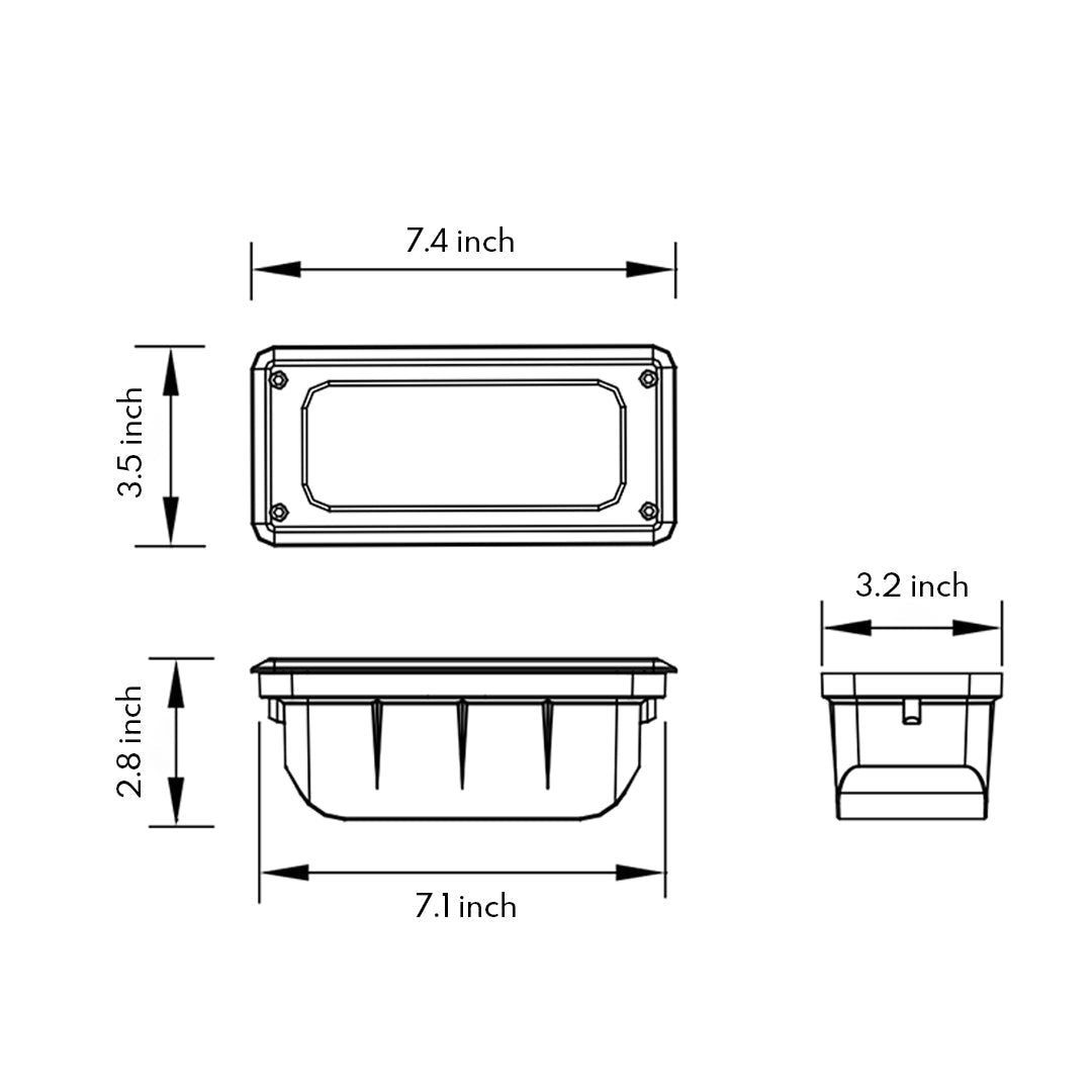 LED Lights For Outside Steps Classic Recessed - Lamp Outdoor