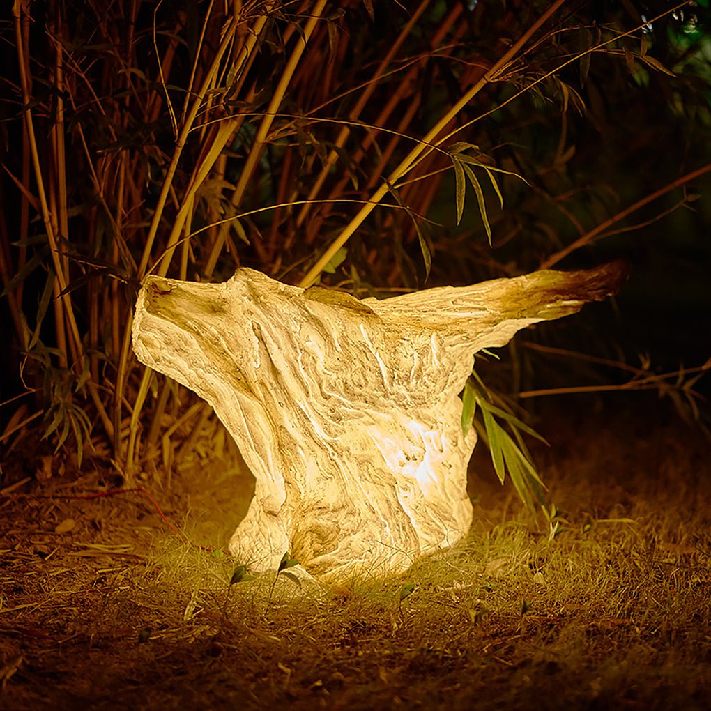 Resin Simulation Tree Stump Landscape Light - Enhance Your Garden's Natural Beauty - Lamp Outdoor