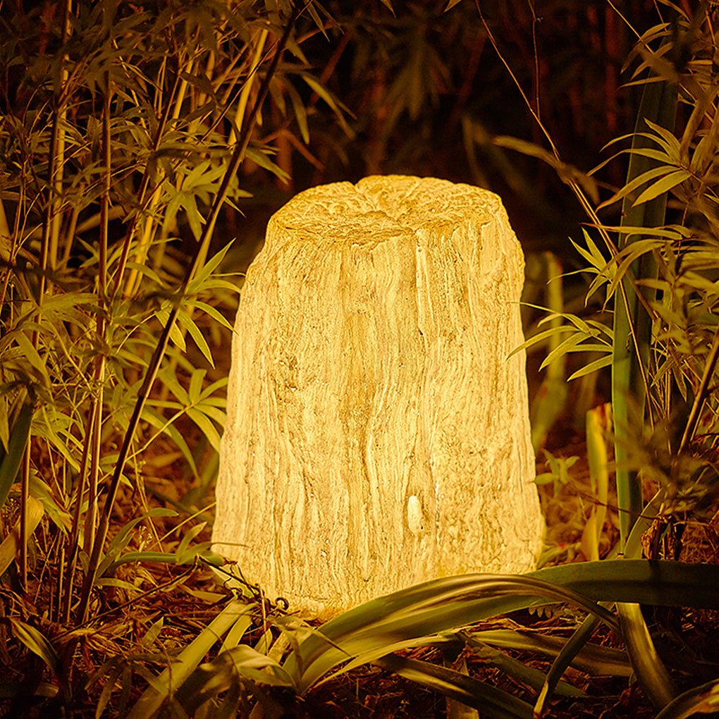 Resin Simulation Tree Stump Landscape Light - Enhance Your Garden's Natural Beauty - Lamp Outdoor