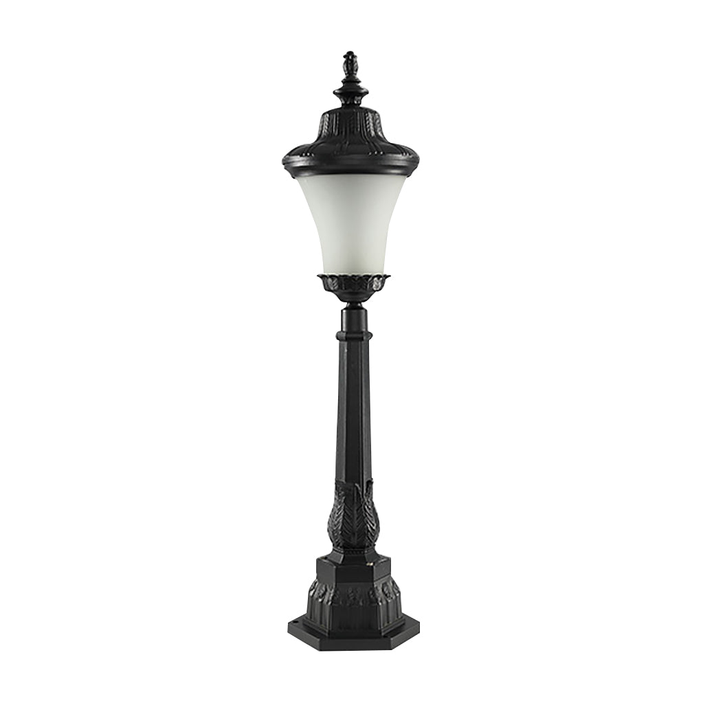 Vintage High Pole Garden Light Elegant Retro Outdoor Post Lighting - Lamp Outdoor