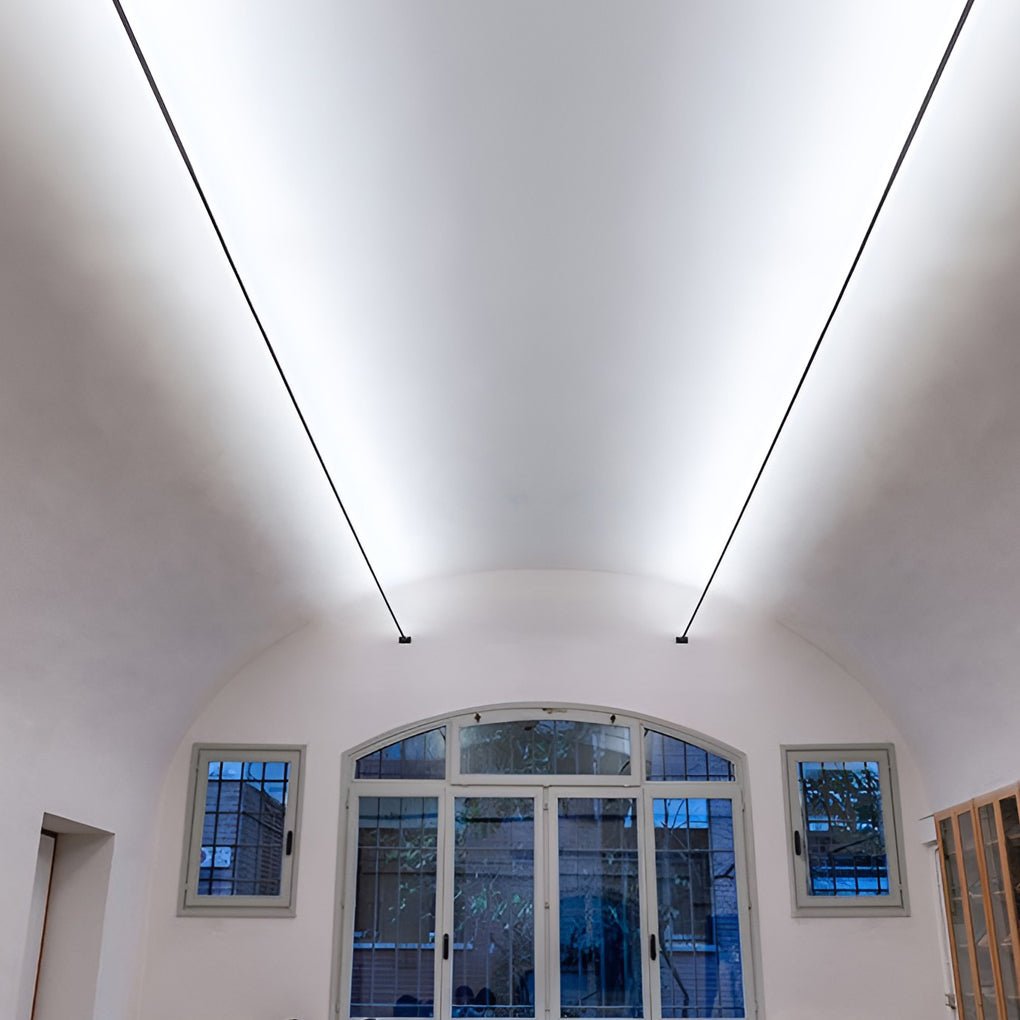 Rotatable Skyline Linear LED Lights Slim Steel Line Ceiling Light - Lamp Outdoor