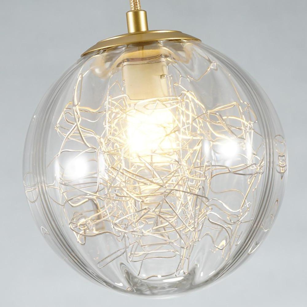 Nordic Artistic Glass Pendant Lighting Globe Pendant Lighting - Lamp Outdoor