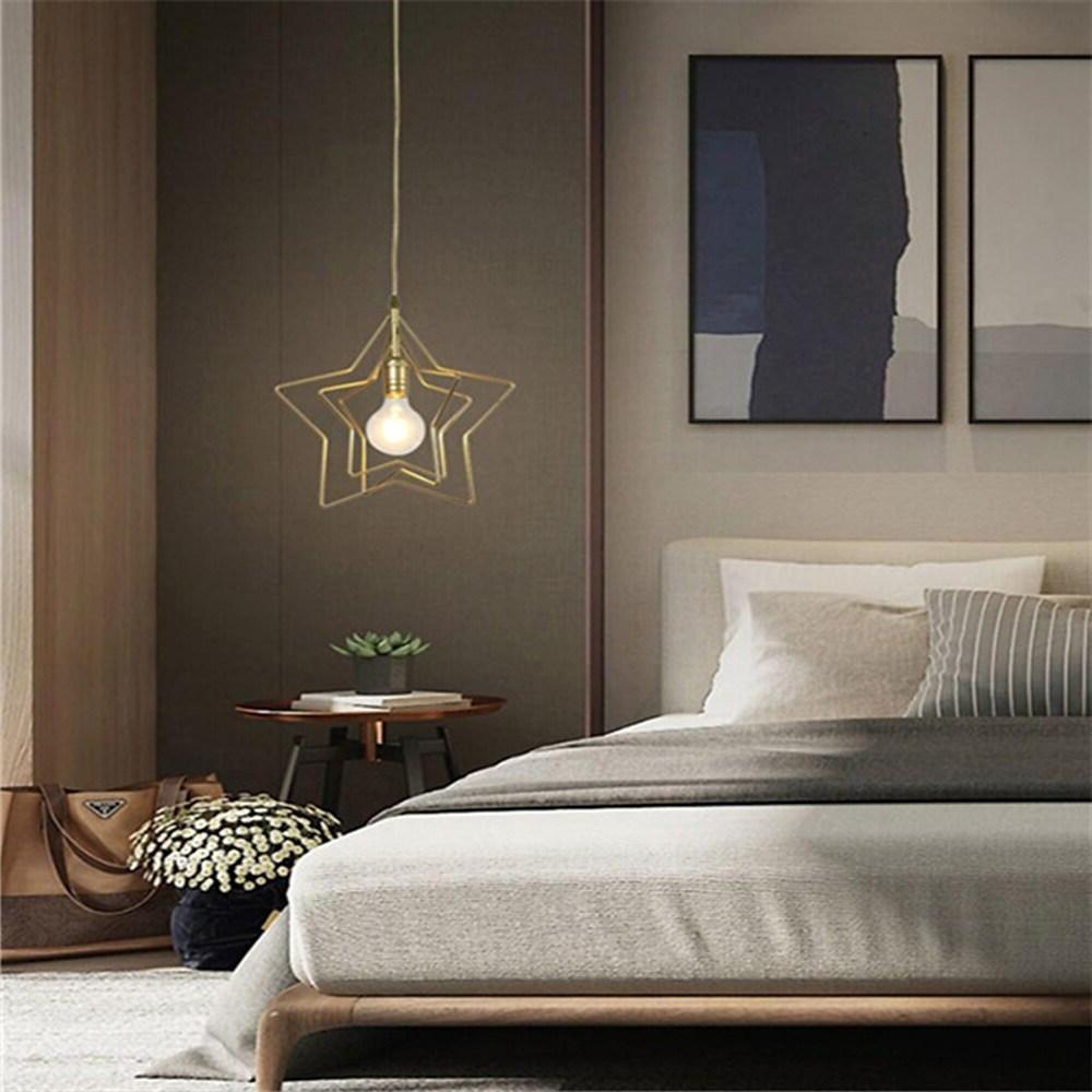 Multi Star Shaped Modern Pendant Lighting Metal Pendant Lighting - Lamp Outdoor