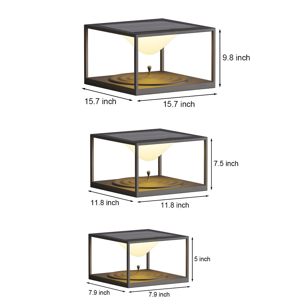 Square Pillar For Post Light Outdoor Waterproof Stainless Steel - Lamp Outdoor