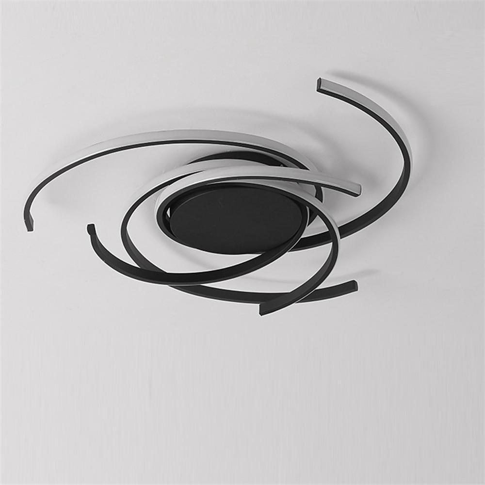 Abstract Curve Dimmable LED Nordic Ceiling Lights Flush Mount Lighting - Lamp Outdoor