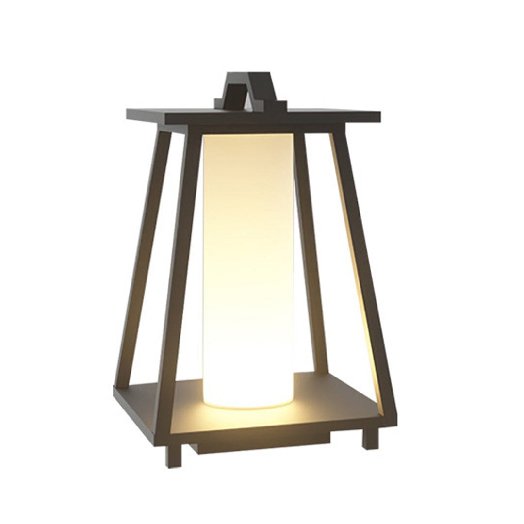 Waterproof Stainless Steel Tapered Floor Lamp Japanese-Style - Lamp Outdoor