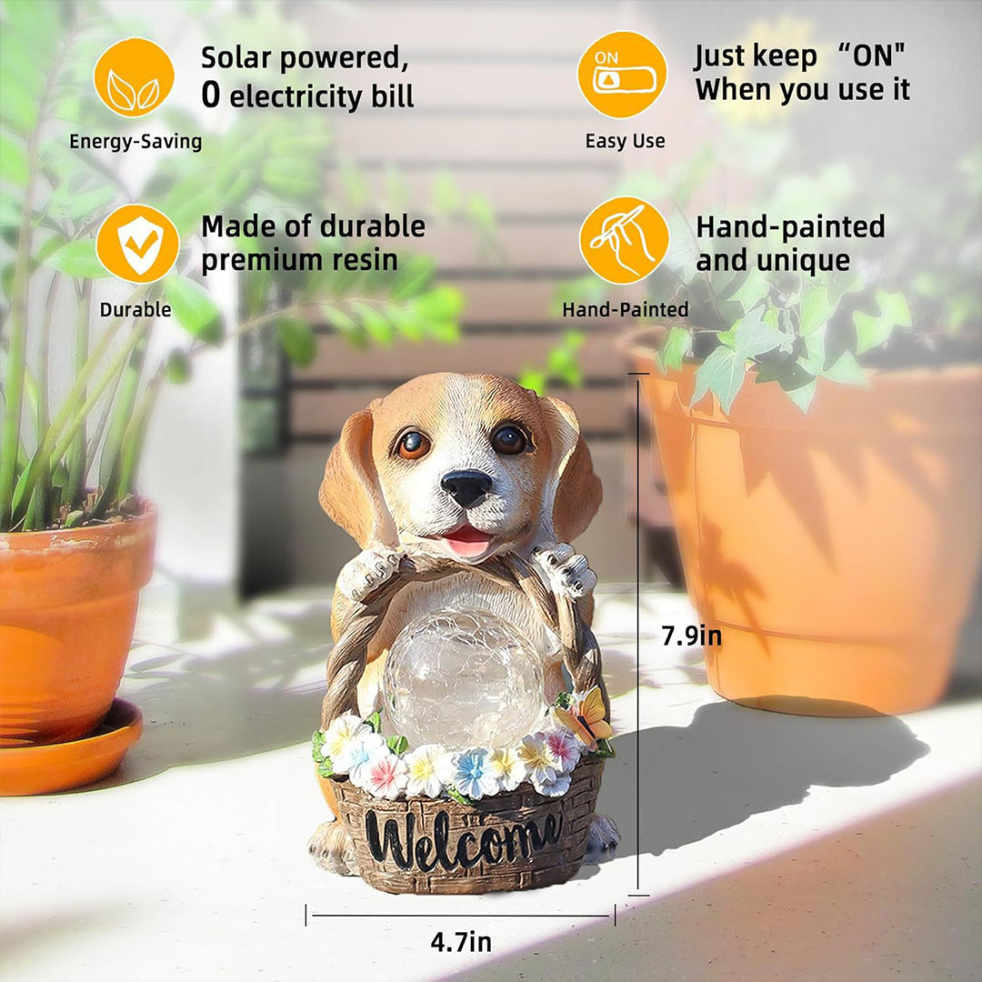 Resin Animal Garden Solar Lights - Lamp Outdoor