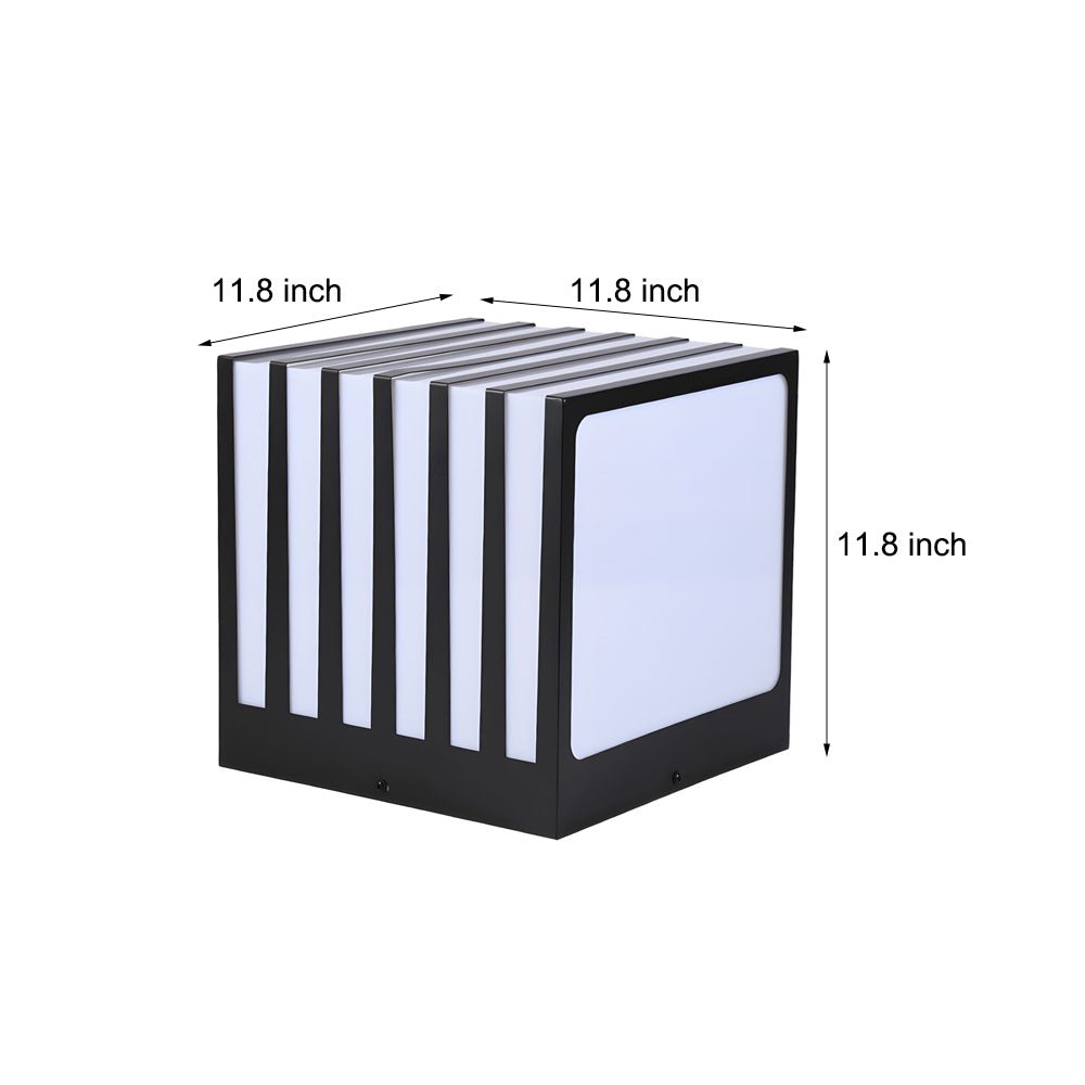 Square Outdoor Column Deck Fence Post Light Waterproof for Garden - Lamp Outdoor