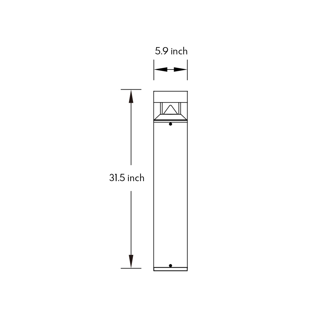 Lawn Pole Light Minimalist Nordic LED Outdoor - Lamp Outdoor
