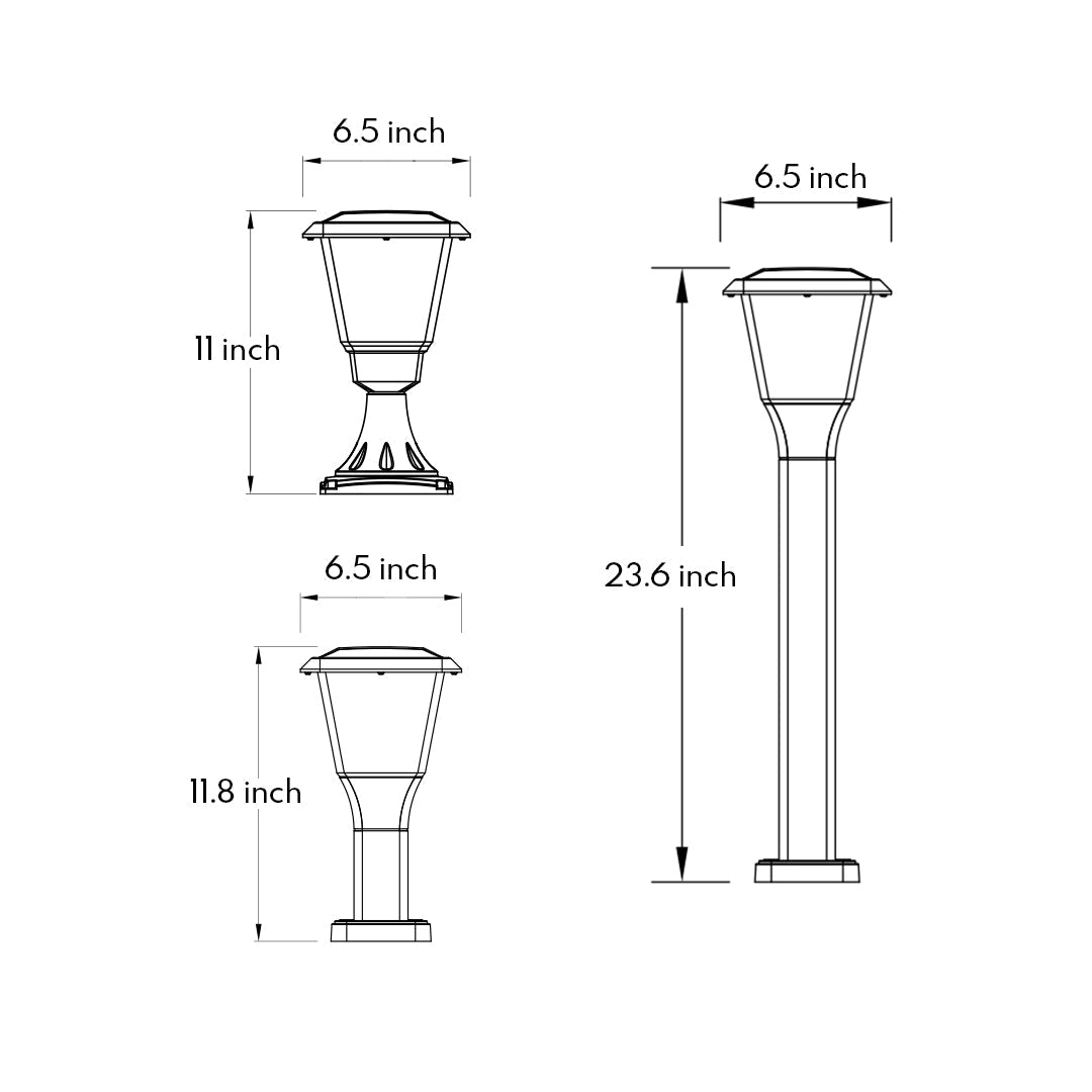 LED Garden Light Outdoor Minimalist Modern - Lamp Outdoor