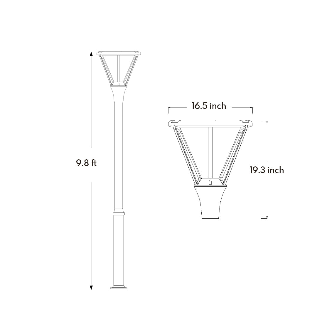 Minimalist LED Post For Outdoor Light Modern - Lamp Outdoor