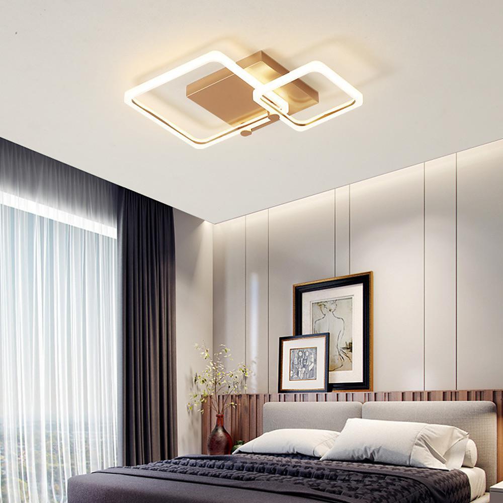 Squares Artistic Dimmable LED Modern Ceiling Lights Flush Mount Lighting - Lamp Outdoor