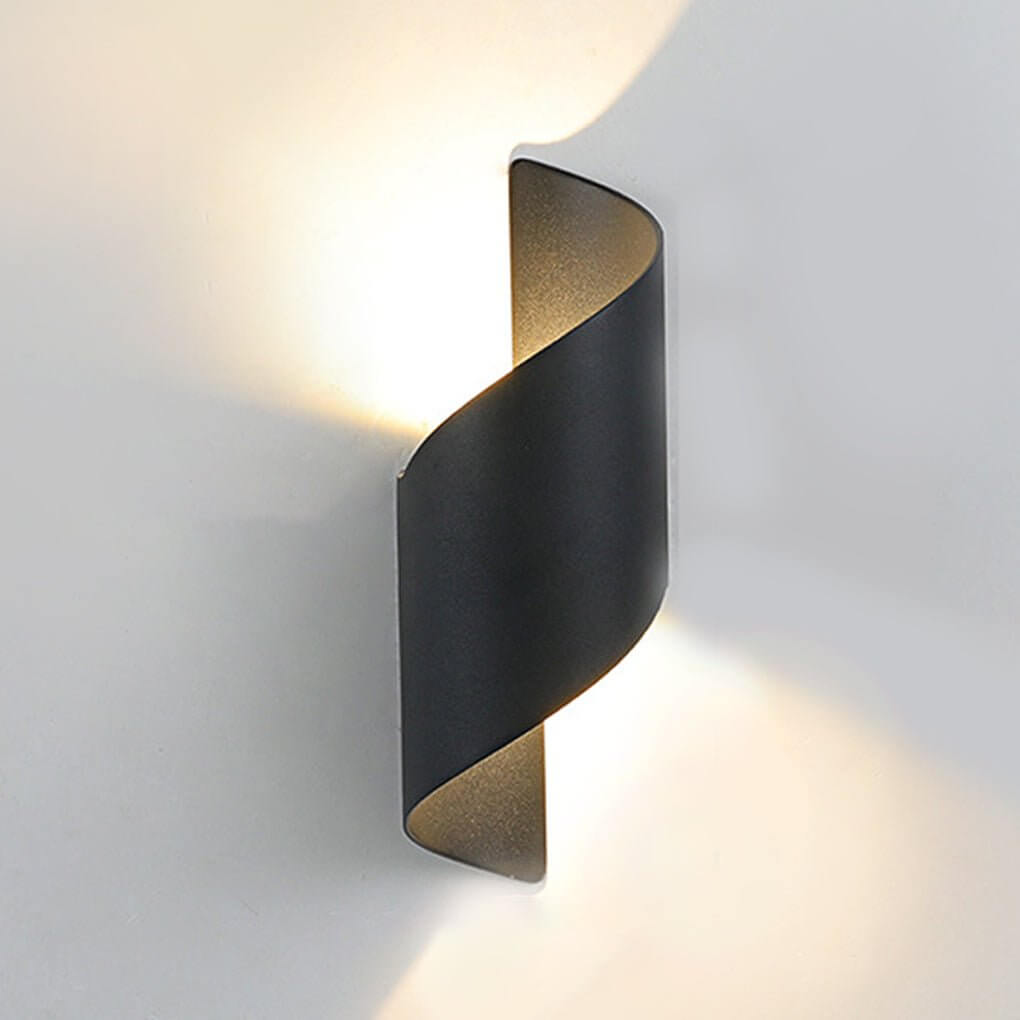 Unique Spiral Design LED Waterproof Two-way Luminous Wall Light for Aisle Balcony - Lamp Outdoor