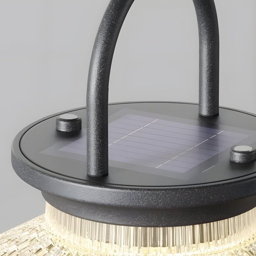 Waterproof Portable 3 Step Dimming USB Charging Solar Outdoor Lanterns - Lamp Outdoor