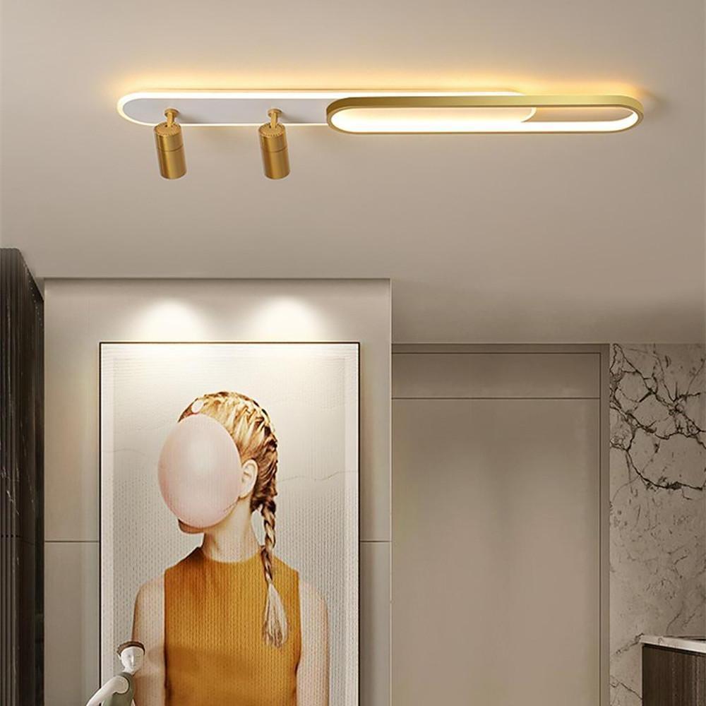 Spotlight Rectangles Metal Modernist Style Design Flush Mount Lighting LED Ceiling Light - Lamp Outdoor